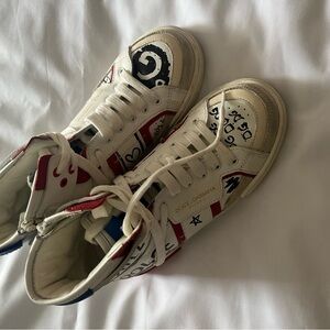Dolce & Gabbana Artistic White High-Tops Kids Euro Sz 33 US size 1.5-2.